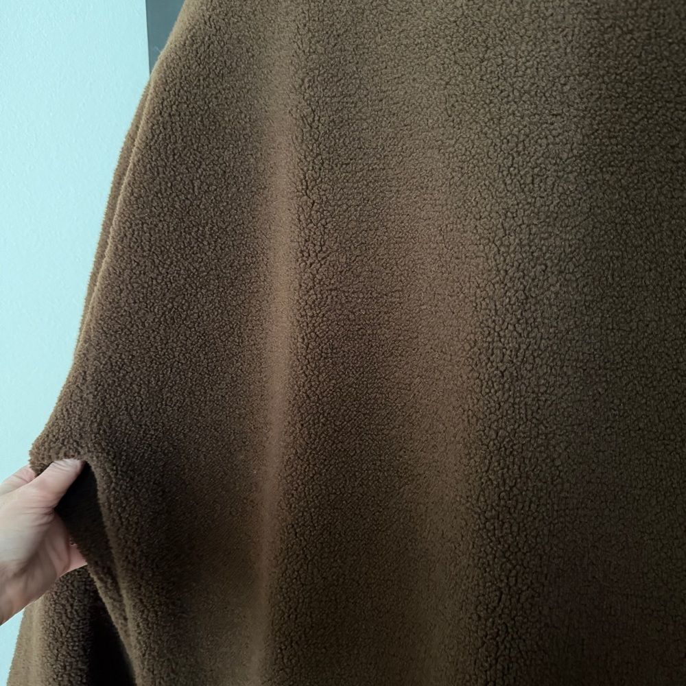 NWT Rebecca Minkoff Chocolate Brown Shearling Toggle Jacket Women’s Size XL - Picture 11 of 11